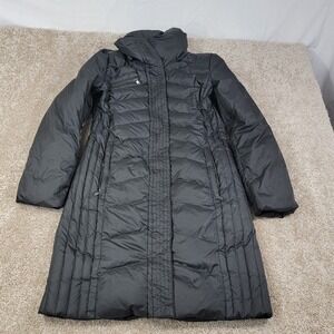 Marc New York Andrew Marc Women's Black Puffer Quilted Longline Sz Medium Read
